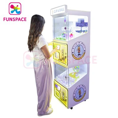 सिक्का संचालित मनका क्लिप गैसपोन पुरस्कार गेम मशीन